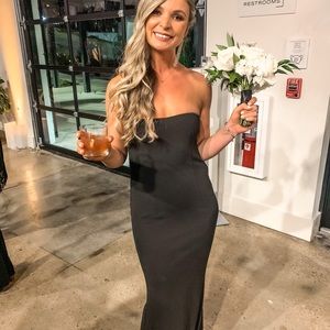 Black form Revolve Dress